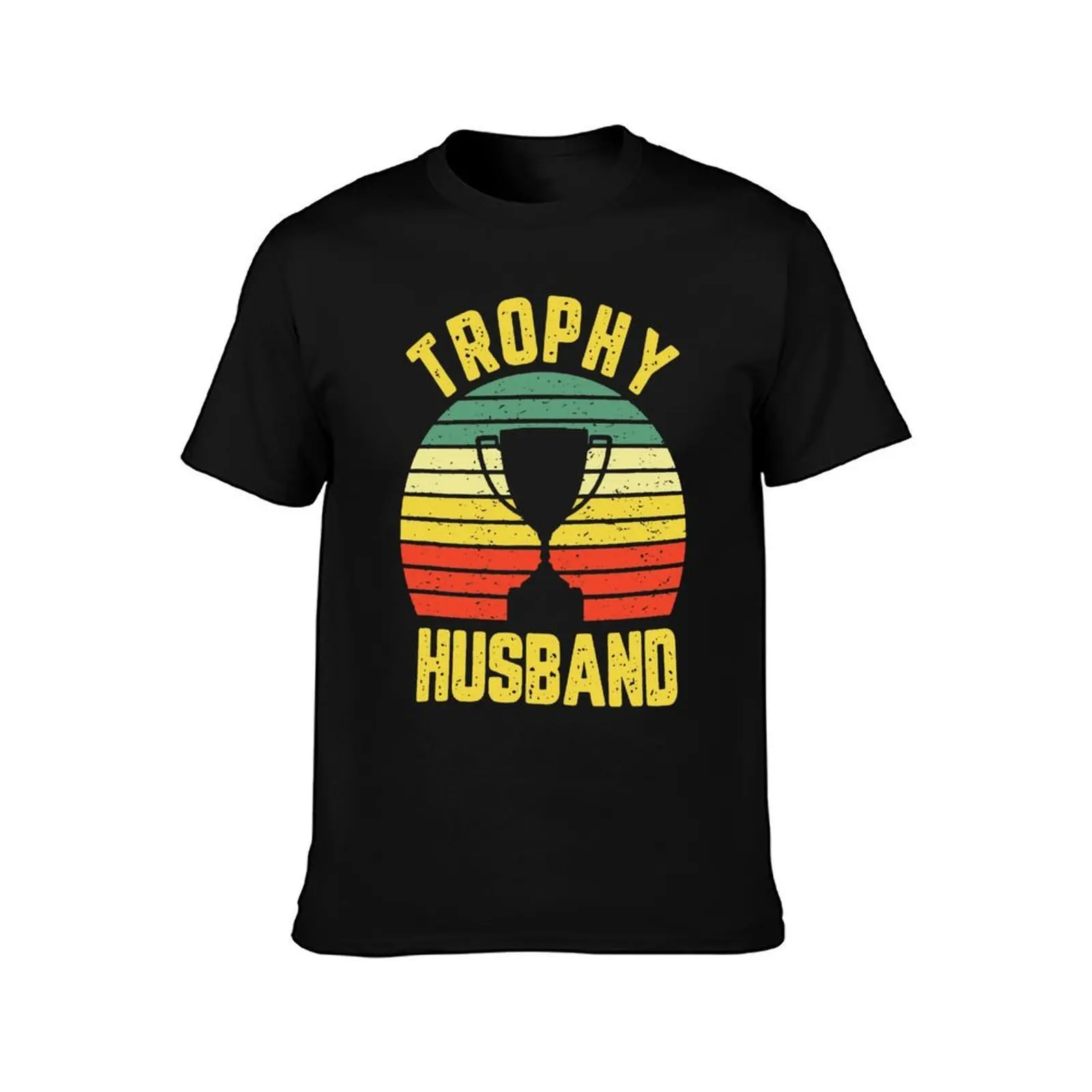 Cool Vintage Trophy Husband Birthday Shirt Groom Gift From Wife Bride T Shirt T-Shirt Plus Size Lightweight Top T-Shirt