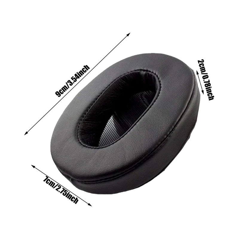 Replacement Ear Pads Earphone Cushion Repair Accessory for MDR-1A 1ADAC Headphones Noise Isolating Sponge Earpads