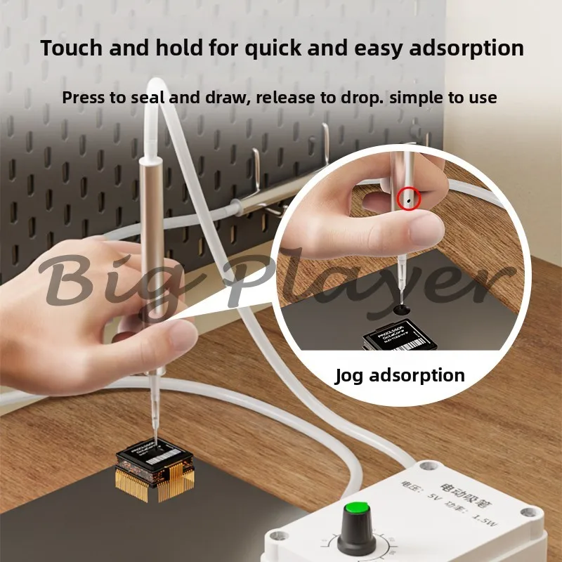 Powerful Electric Suction Pen Vacuum Suction Pen SMT Manual Placement Machine IC Puller Feeder Rack LED Lamp Bead Mounting Pen