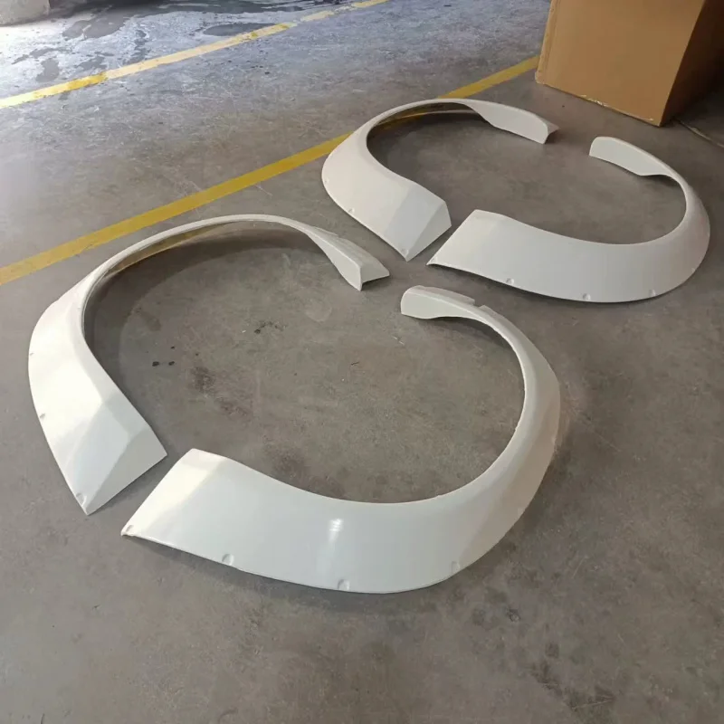 Modified Resin Wide Body Wheel Eyebrow Flare Splash Guard Trim Compatible With Challenger Exterior Mod Parts