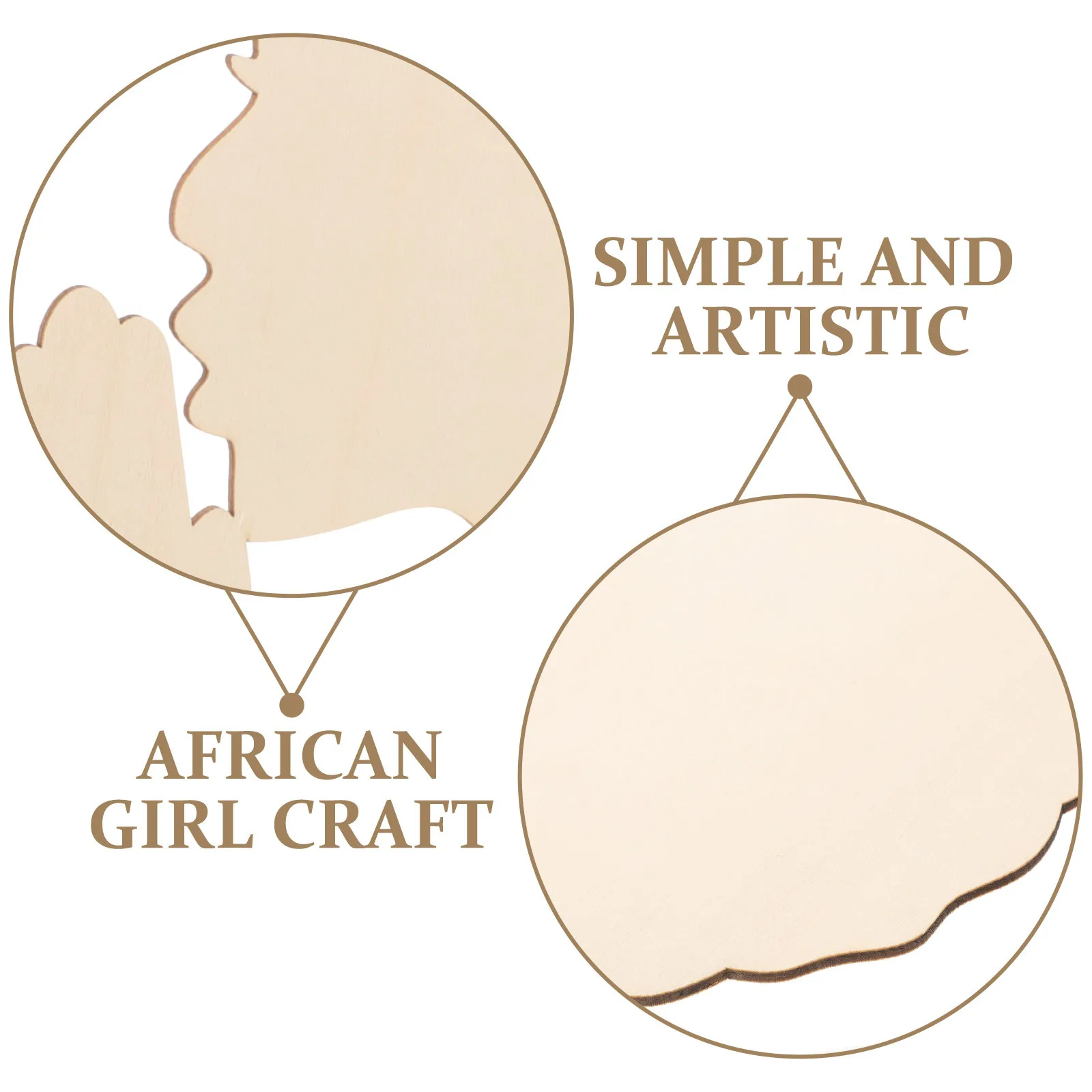 

Wooden Cutouts Unfinished Diy Wood Slices Craft Supplies For Painting Wooden People Tags Home Wedding Party Decor