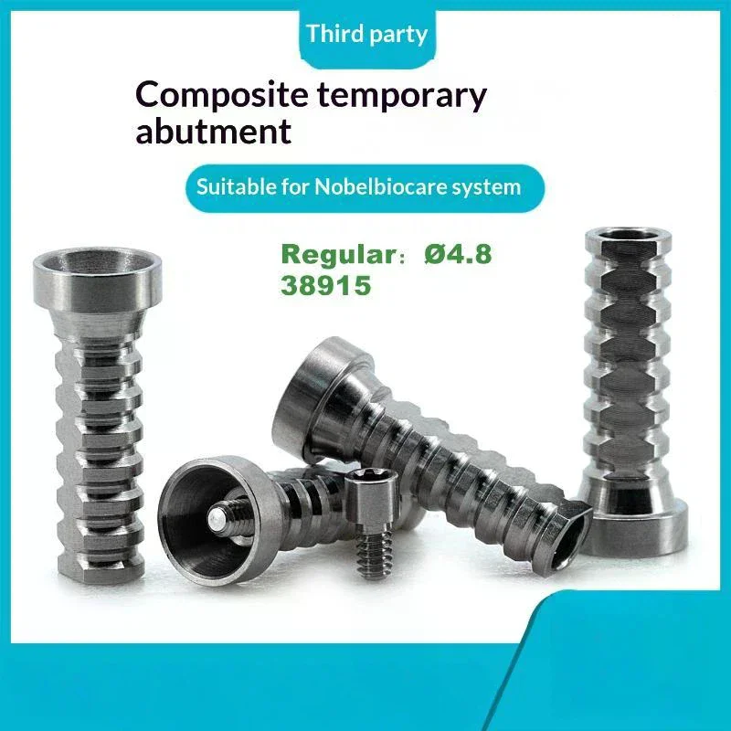 Temporary Cylinder For Multi-unit Abutment Fits Nobel Biocare Prosthetic Screw Retained Abutment