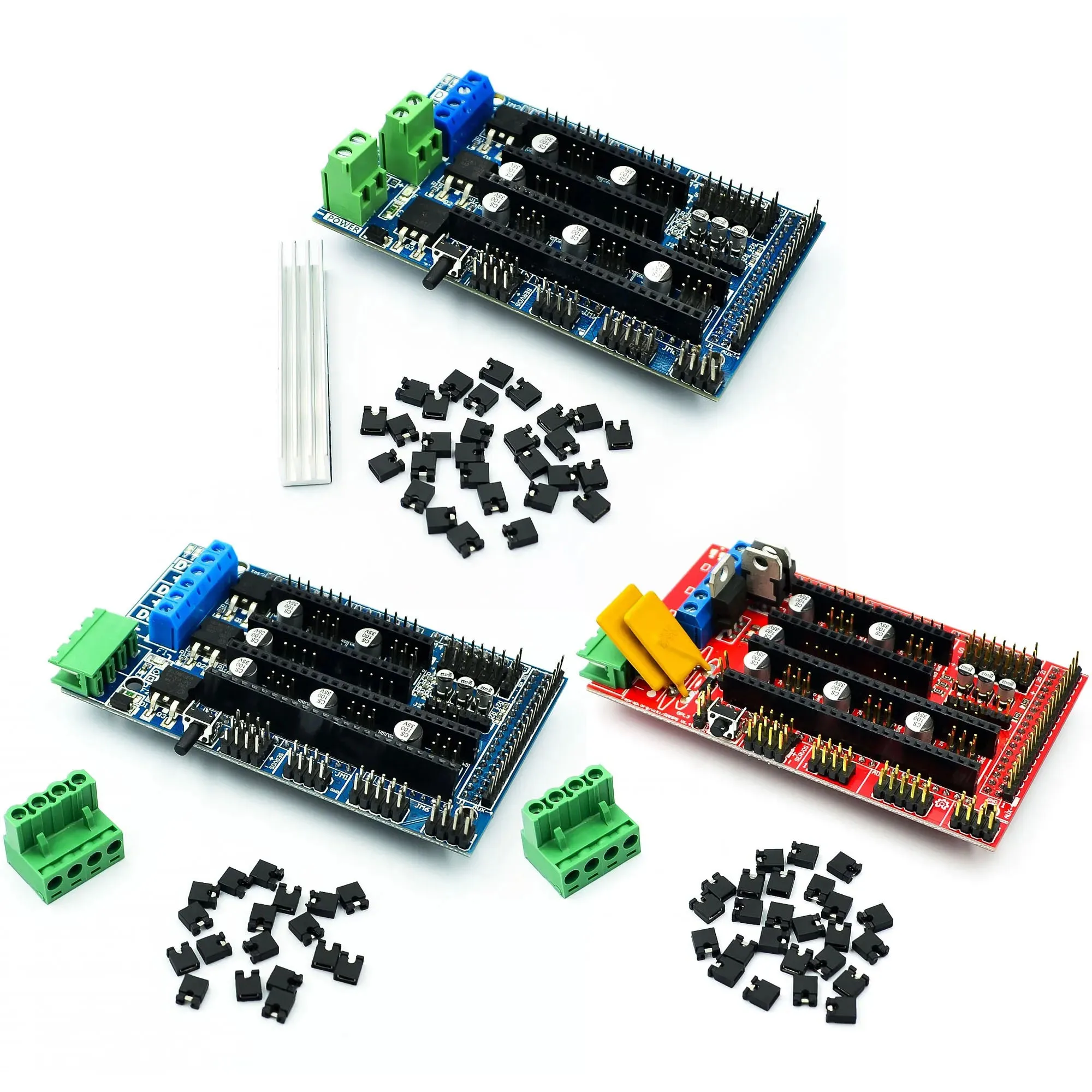 Ramps 1.4/1.5/1.6 Expansion Control Panel With Heatsink Upgraded Ramps 1.4/1.5 For 3d Printer Board