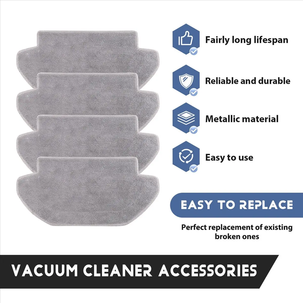 A31I لـ Xiaomi Mi Robot Vacuum Mop 2S / Mop Pro/Mop P/Robot Vacuum S12/S10 EU/STYJ02YM فرشاة جانبية رئيسية فلتر Hepa ممسحة قماش