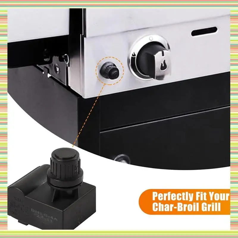 

A97P Ignition Kit For Charbroil Gas Grills, 4 Outlet Ignitor Module Replacement With Wires And 2 Push Buttons For Charbroil