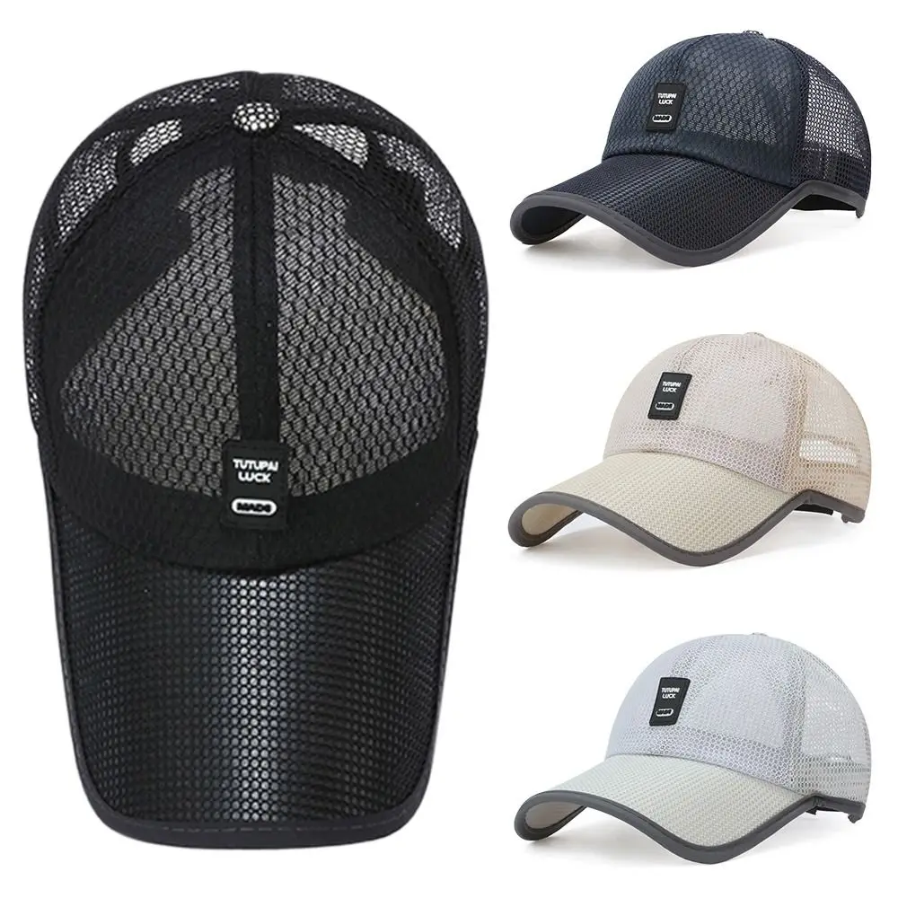 

Quick Dry Men Women Adjustable Full Mesh Hats Sun Protection Caps Baseball Cap Summer Sunscreen Hats