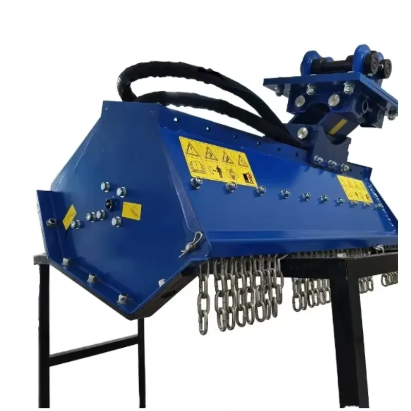 Excavator Flail Mower Construction Machinery Attachments For Farm Use With Gear Core Components New High Quality