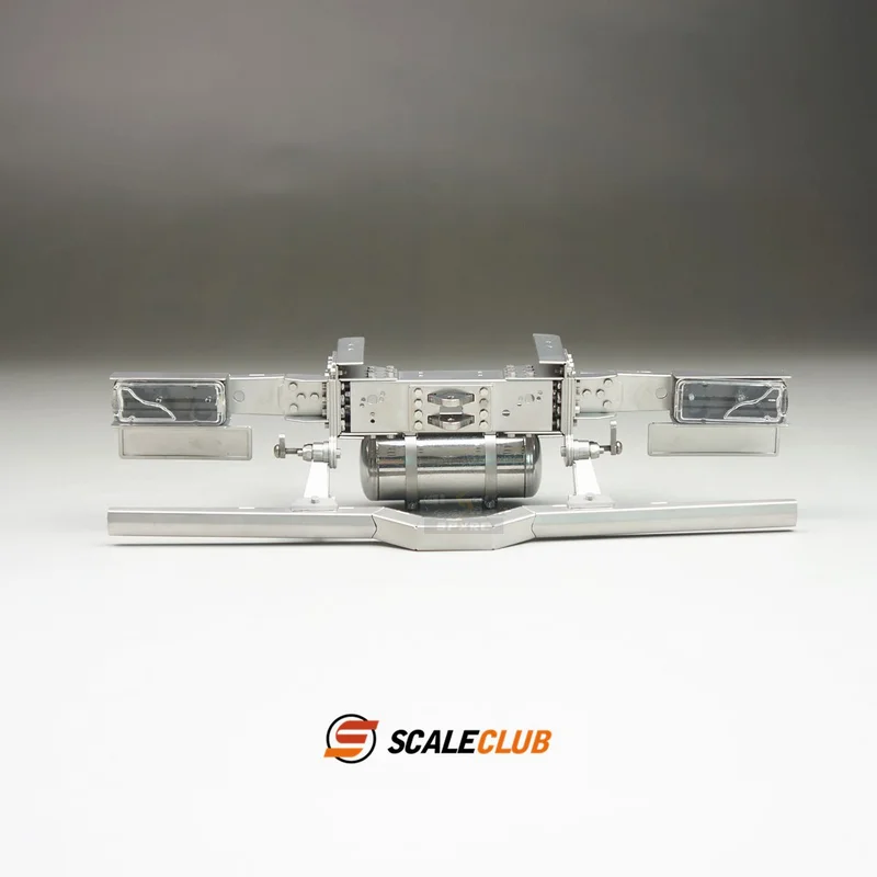 Scaleclub 1/14 Truck Tail Beam Light Bumper Set For Tamiya  Scania 770S MAN Benz Actros Volvo RC Trailer Tipper Car Diy Parts