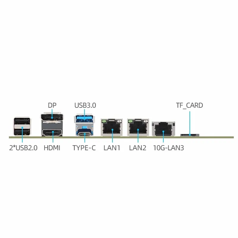 N100 N150 i3-N305 Mini ITX DDR5 Motherboard NAS Firewall Router Mainboard
