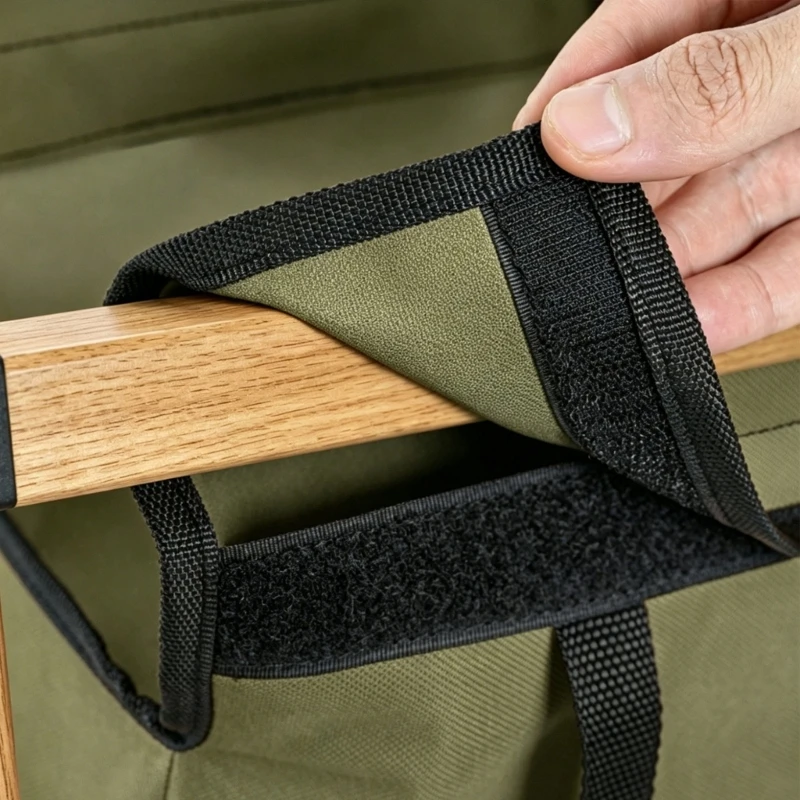 Heavy Duty Canvas Ladder Tool Bag For Step Ladder And Desktop Tool Storage Efficient Access Design