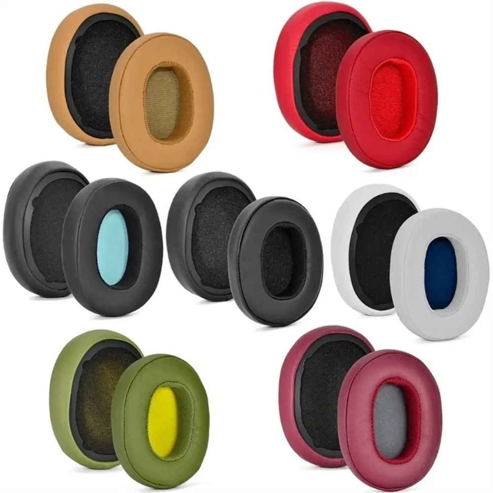 Almohadillas de cuero proteico para los oídos, almohadillas de repuesto de esponja para los oídos, orejeras suaves para Crusher Skullcandy Wireless/Crusher ANC/Hesh3