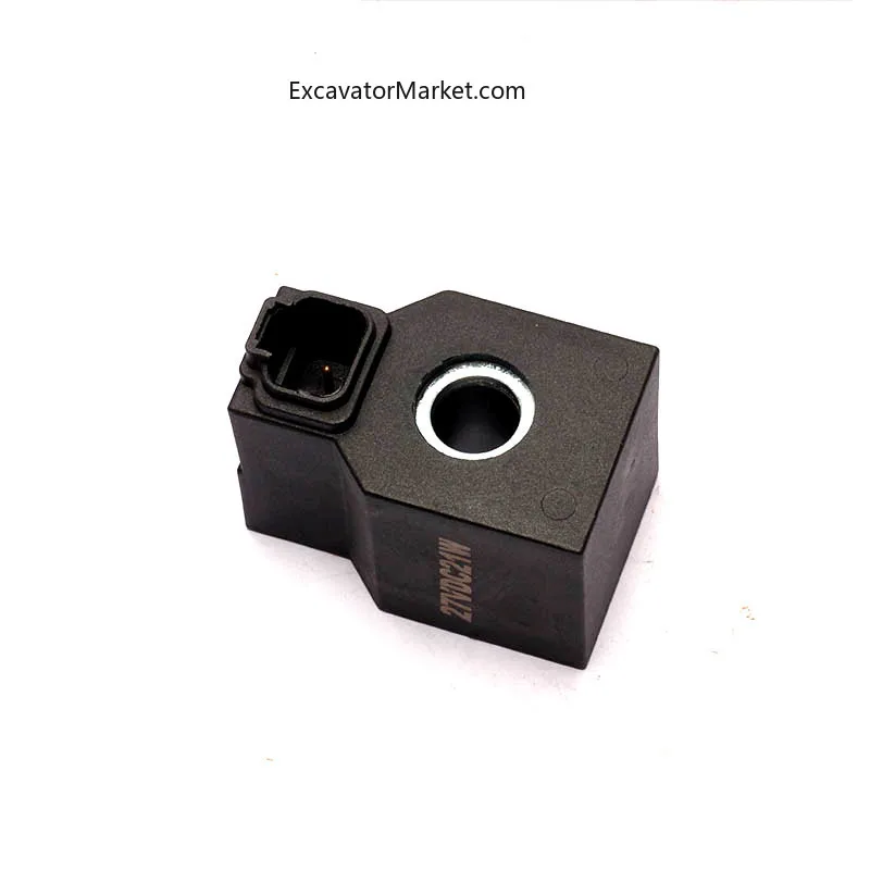 For Hyundai R210/215/225/275/335-9 Pilot Safety Lockout Solenoid Valve Coil High Quality  Excavator Spare