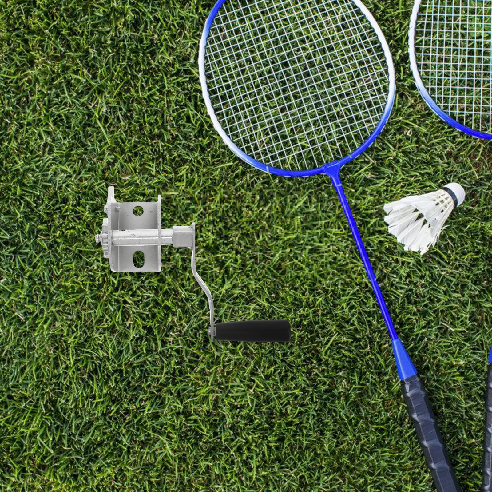 

Hand Crank Tensioning Device for Volleyball Badminton Net Secure Outdoor Sports Accessory Heavy Duty Metal Construction Easy