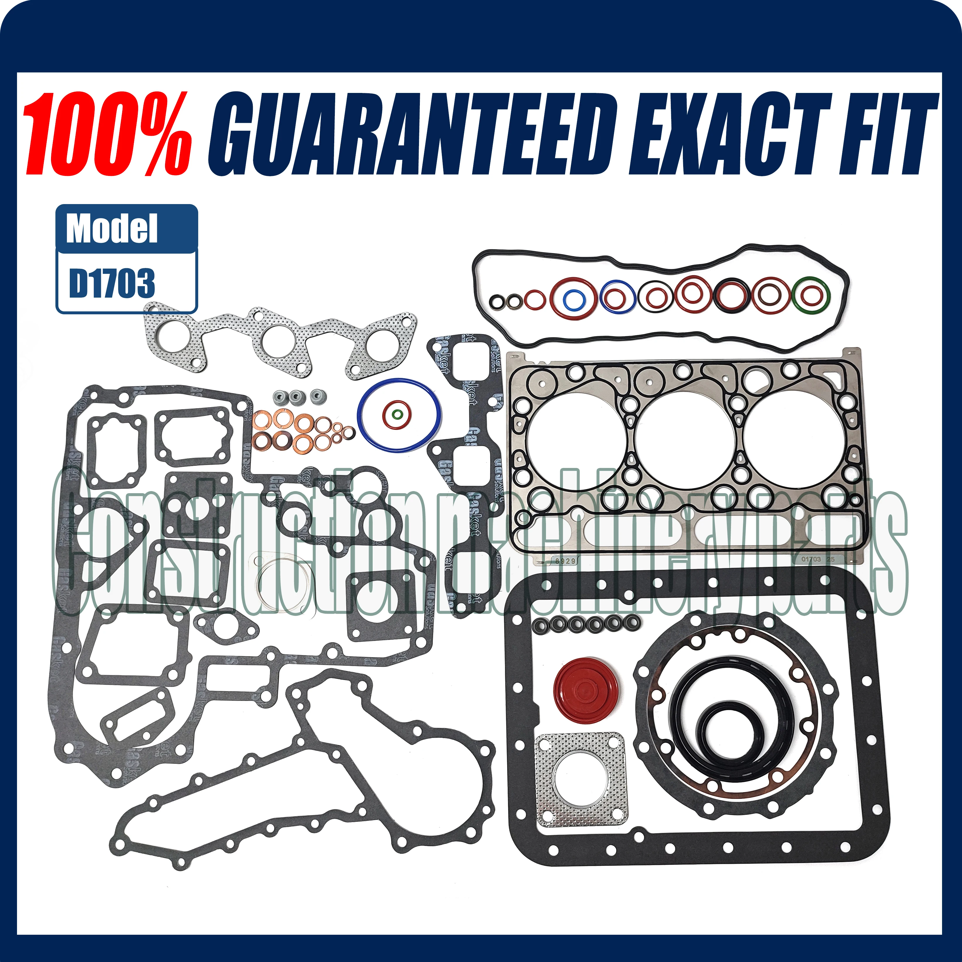 

D1703 Full Gasket Kit for Kubota Engine Gaskiet Set With Cylinder Head Gasket