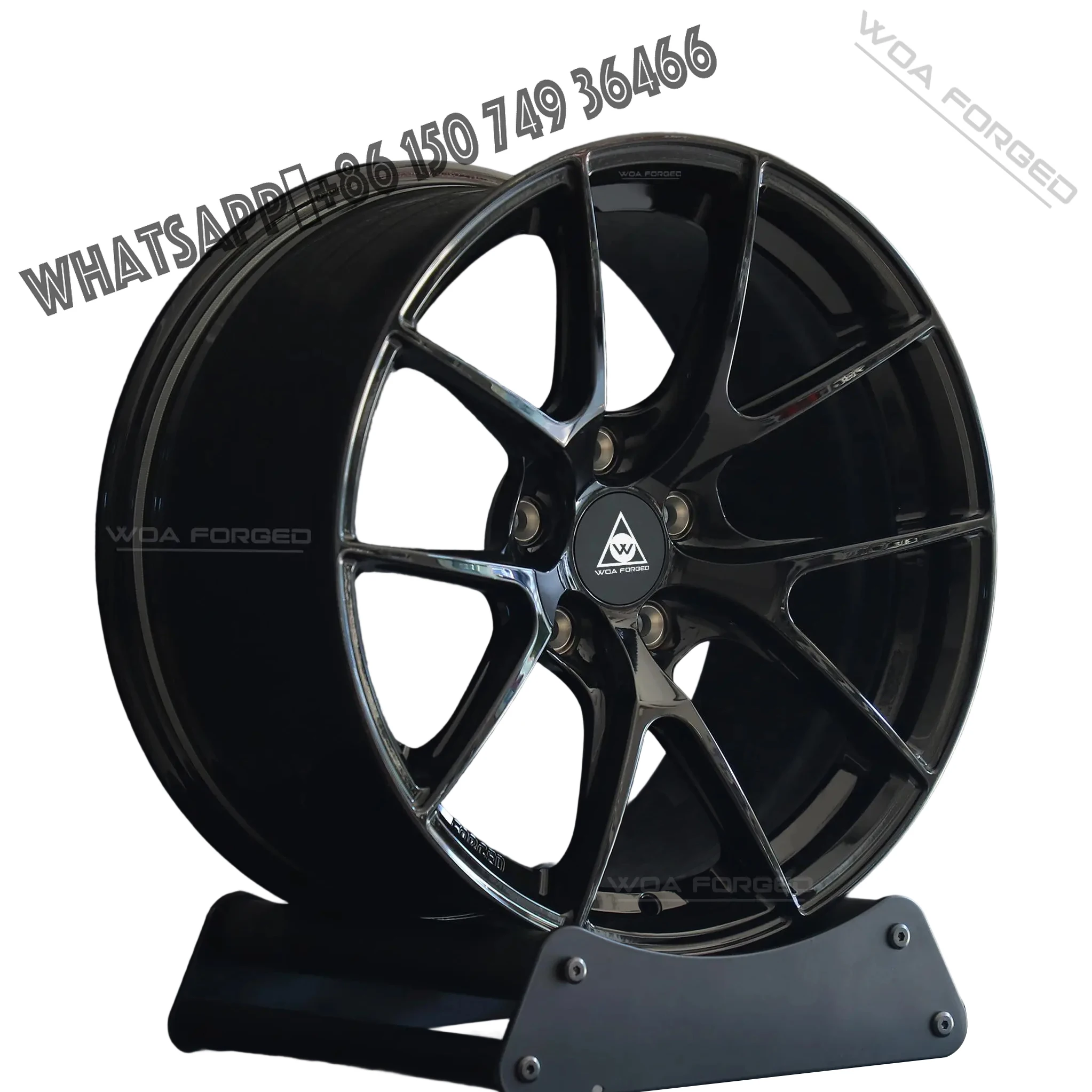 

Luxury Custom 5x114.3 Deep Concave Forged Alloy Wheel VS-5RS bright Black Rim 5x120 5x130 18 19 20 21 22 Inch Wheel Rim