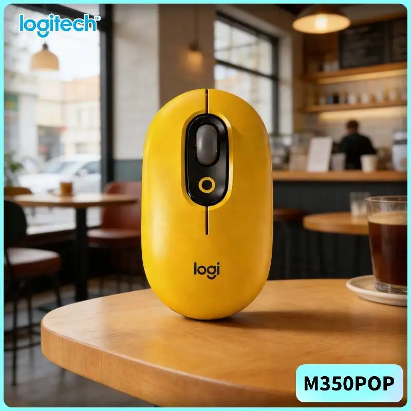 

Portable Logitech M350 POP Mouse Bluetooth USB 90% Less Noise 18-Month Battery for Freelance Writing Content Creation Work Use