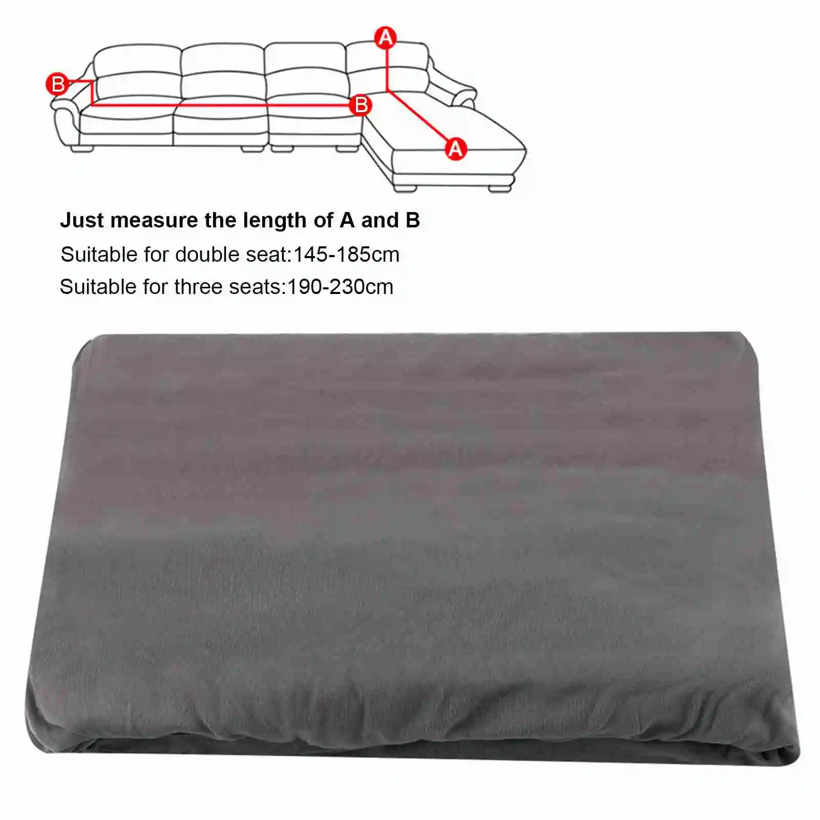 L Shape Sofa Cover Sofa Protector Polyester 3+2 Seat Corner Sofa Cover L Shape Slipcover Home Furniture Protector Sofa Slipcover