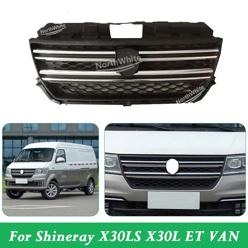 Para Shineray X30LS X30L ET VAN parachoques delantero rejilla de radiador conjunto de máscara 2803200-BB050