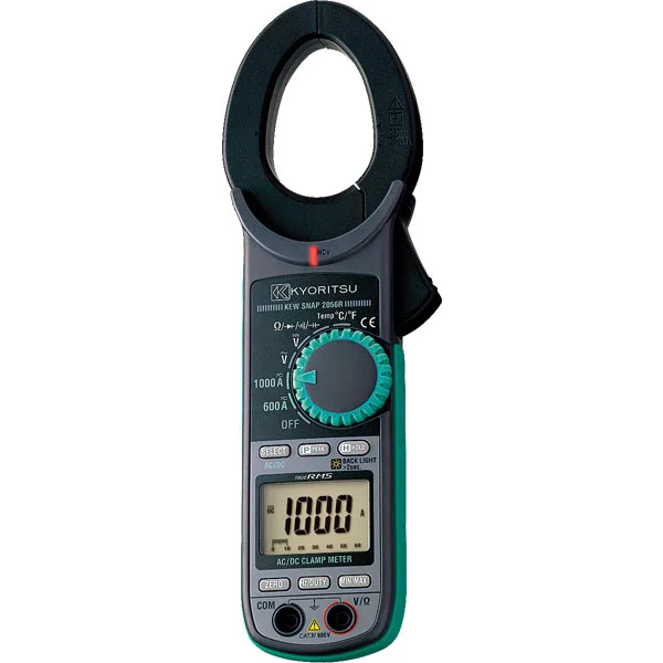 Kyoritsu KEW 2056R AC/DC Clamp Meter Minimum Resolution 0.1A 6039 Counts Non Contact Voltage Function