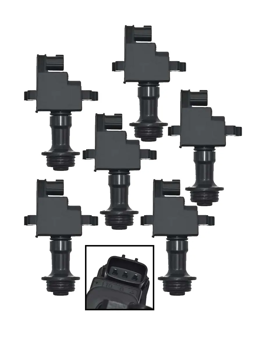 

New 2/6X Ignition Coil Pack For Nissan Skyline R34 GT Neo Stagea RB25DE RB25DET MCP-1440 22448-AA100 22448-5L300 MCP1440