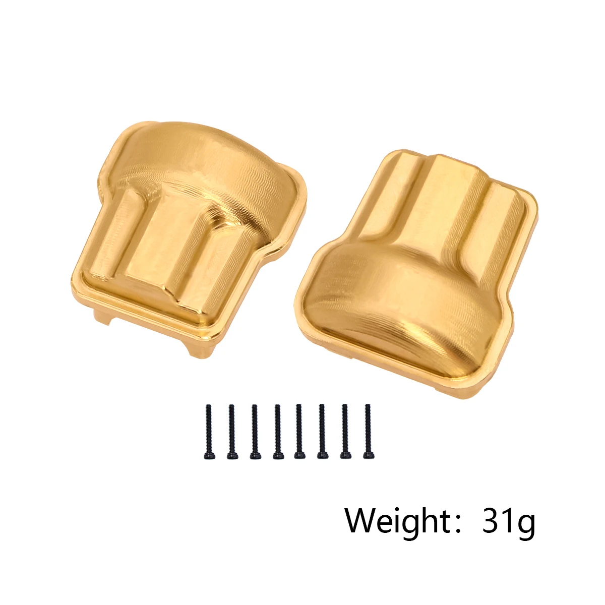 TRX4M Brass Diff Cover Front Rear Axle Weights For Traxxas 1/18 RC Crawler TRX-4M Bronco Defender Upgrade Parts