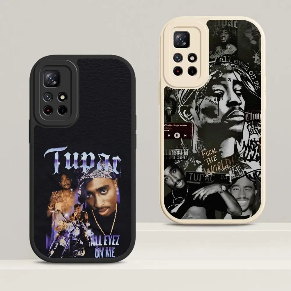 Singer T-Tupac2 MAISTO Mouse Pad Lambskin Case For Xiaomi Redmi 8 11 12 T Pro 10 11 12 Poco 11i 12X Ultra