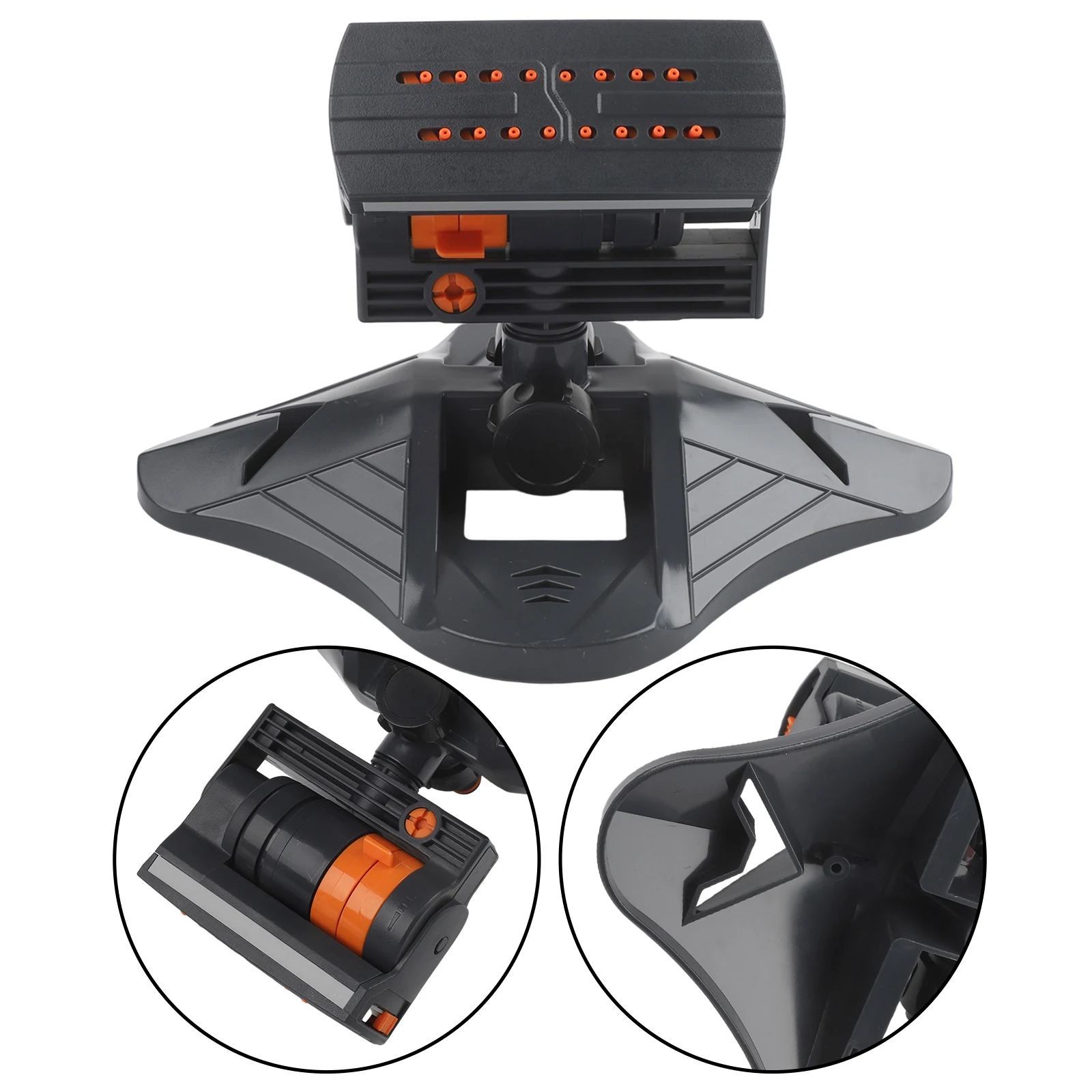 Upgraded Adjustable Range Sprinkler For Watering Lawns, Yards And Gardens. 16Mini Turbine Oscillating Sprinklers