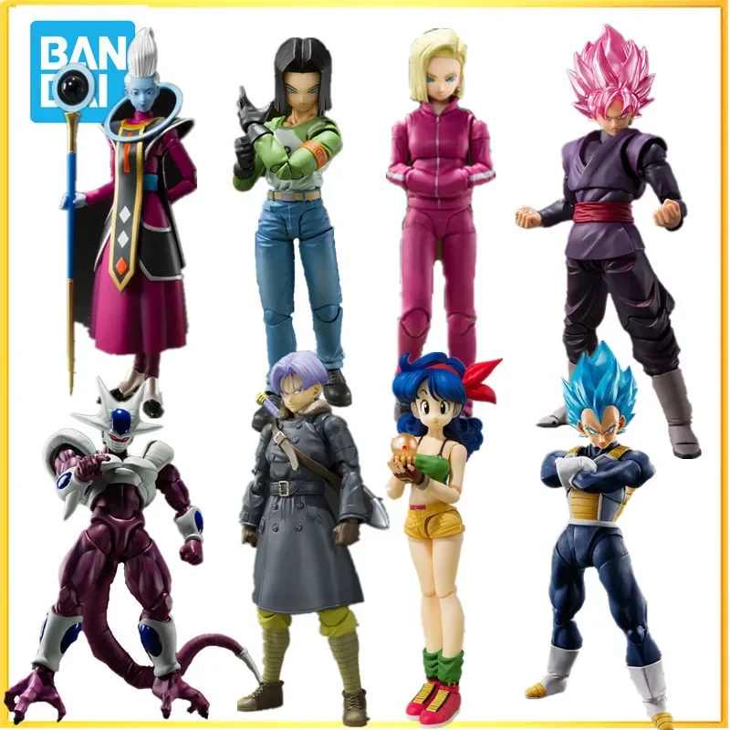 

В наличии Bandai Dragon Ball Z SHF Angel Whis Android 17 Android 18 Кулер для обеда Zamasu Vegeta Torankusu Аниме Коллекция