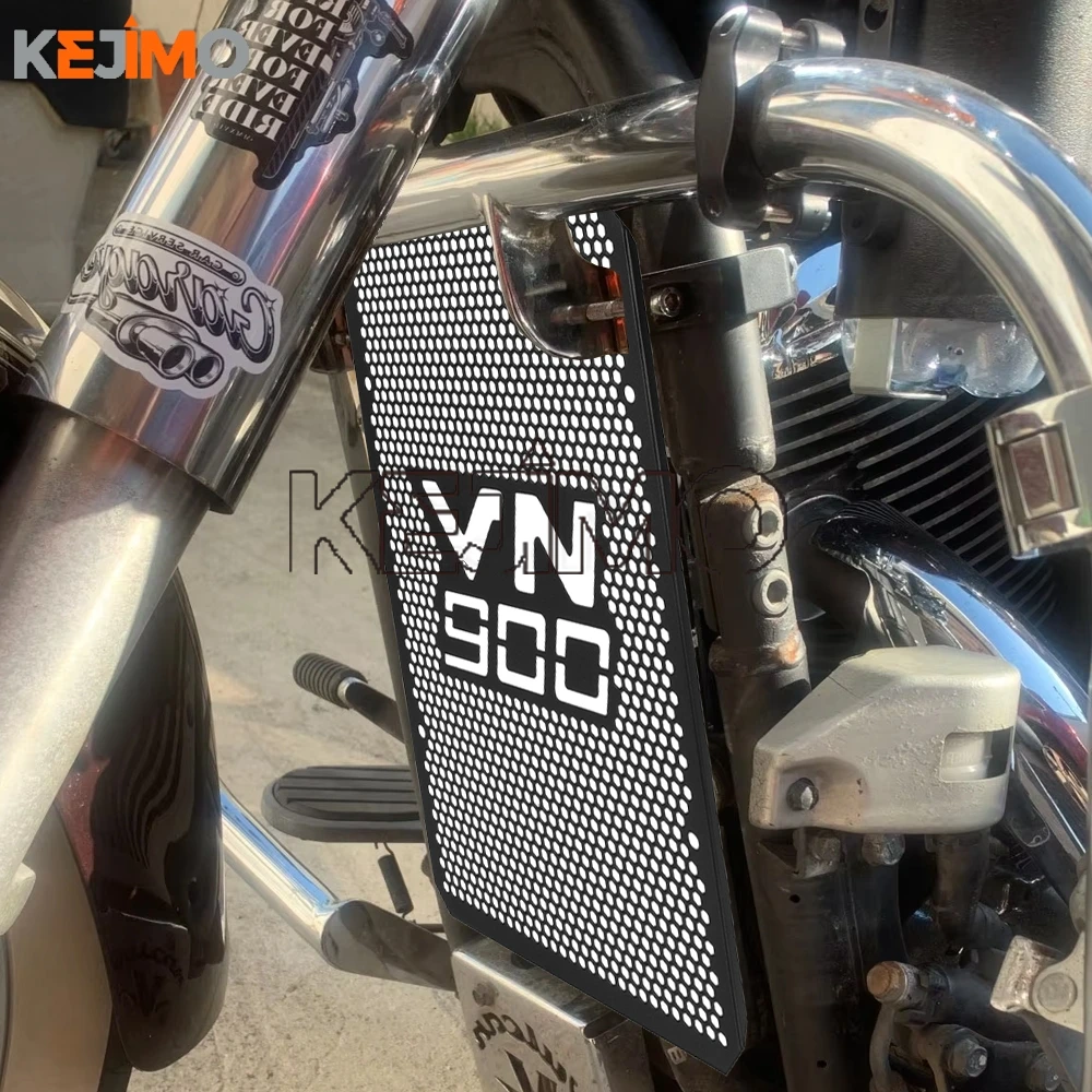 2026 2027 Radiator Guard Cover Grill Protector For Kawasaki Vulcan 900 Classic / Classic LT / Custom / VN900 B/ D / C 2006-2025