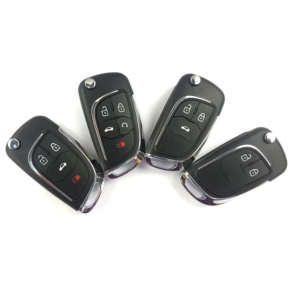 OkeyTech Modified Folding Remote Car Key Shell For Chevrolet Cruze Epica Lova Camaro 2/3/4/5 Buttons