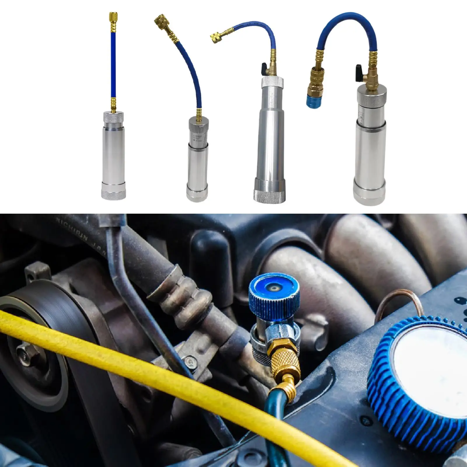 

Generic Car Oil Injector A/C Oil and Dye Injector for Vehicle Home