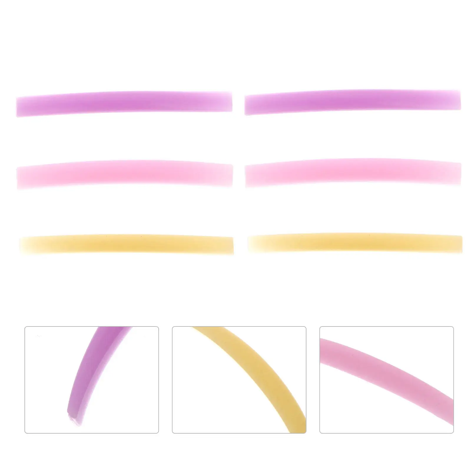 

6Pairs Premium Silicone Eyelash Perm Pads Reusable Washable Lash Lift Gasket for Eyelash Extension Perming Curling Salon Home