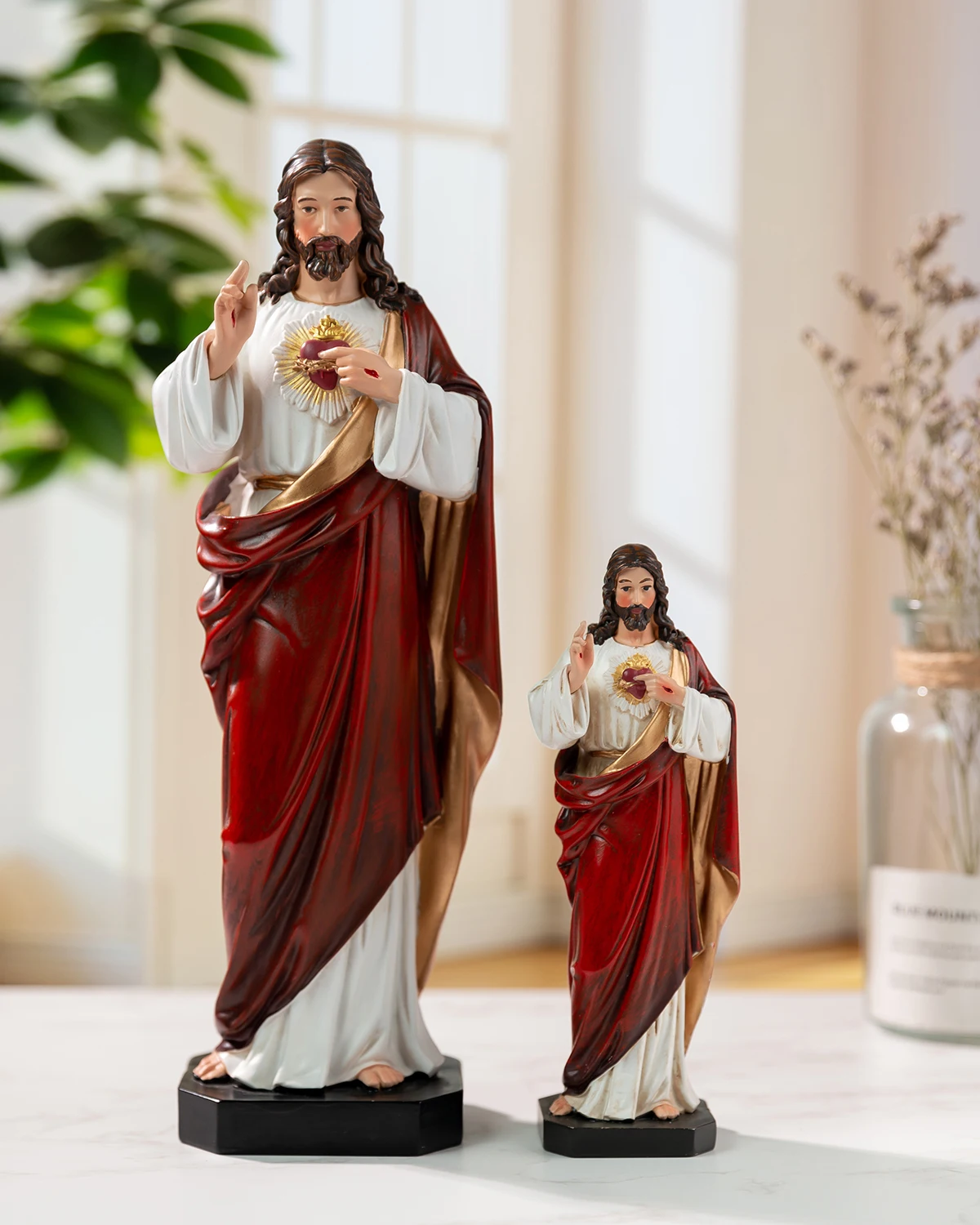 Sacred Heart of Jesus Resin Statue 6&10