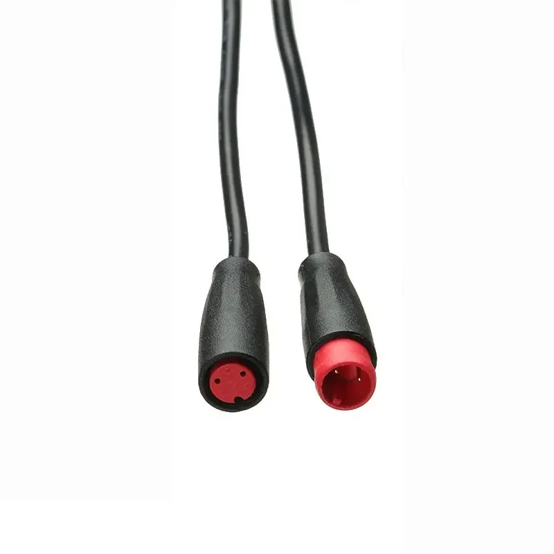 2-Pin M6 Julet Electric Butt Plug Connector Wiring Line Scooter Brake Cable Pluger Signal Sensor