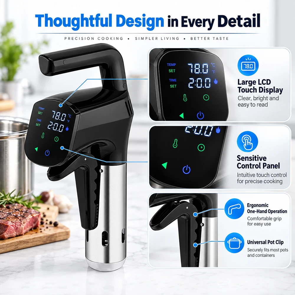 Аппарат для приготовления пищи – обзор и цена Digital Sous Vide Precision Cooker