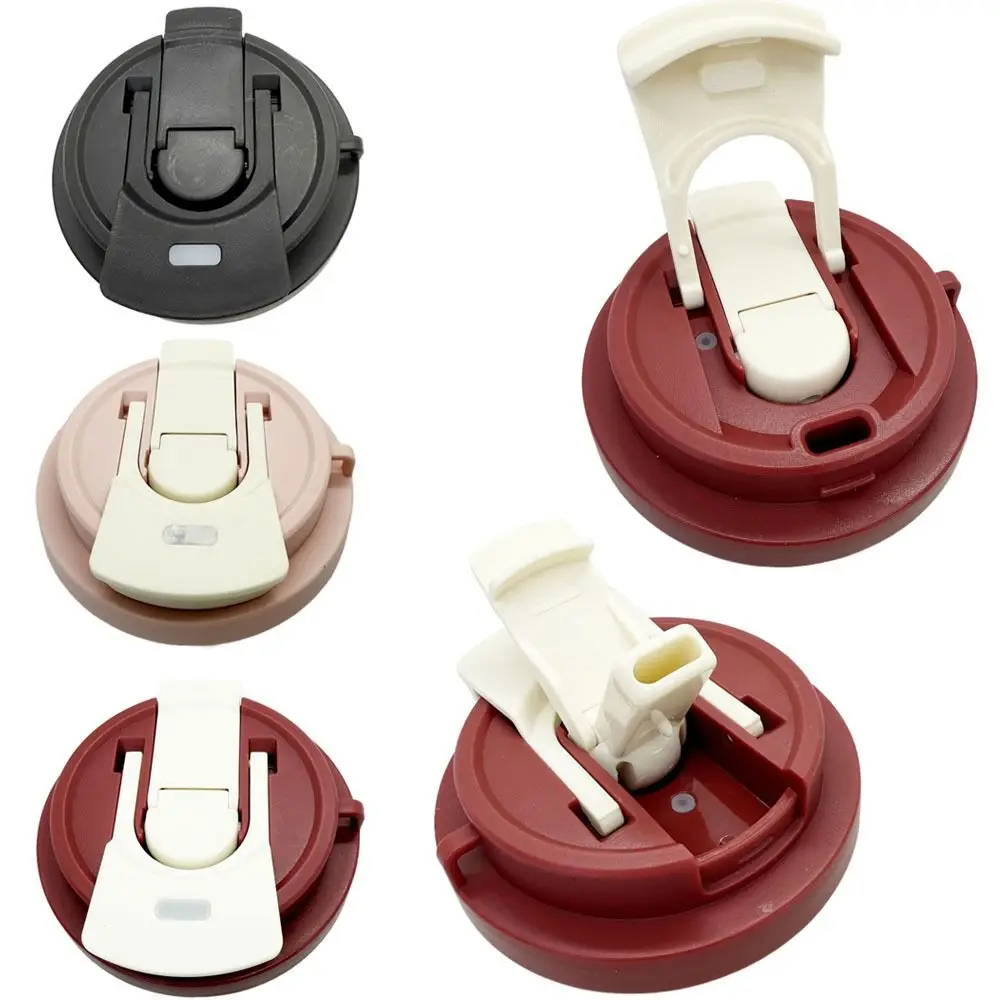 Plastic Straw Flip Lid Cap Leak Proof Ring Sealed Replace Cup Lid Wide Mouth Water Bottle Cover Sport Bottle Accessories