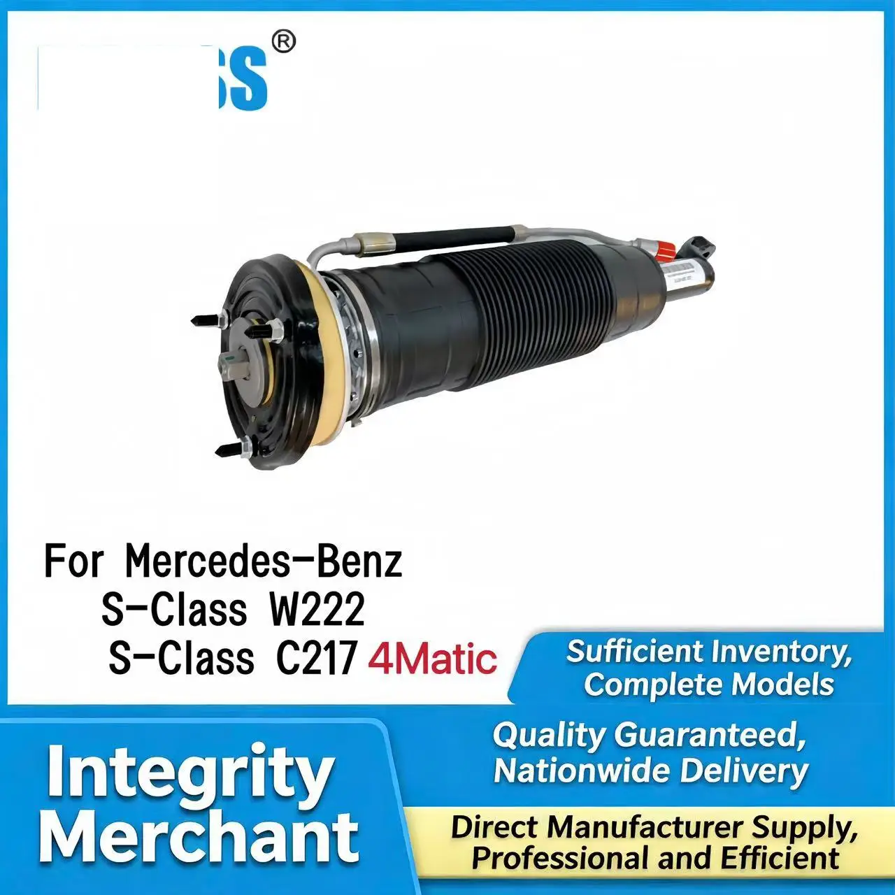 Hydraulic Front Left And Right Air Suspension Shock Absorber For Mercedes-Benz W222 4Matic With Active Body Control 2223208313