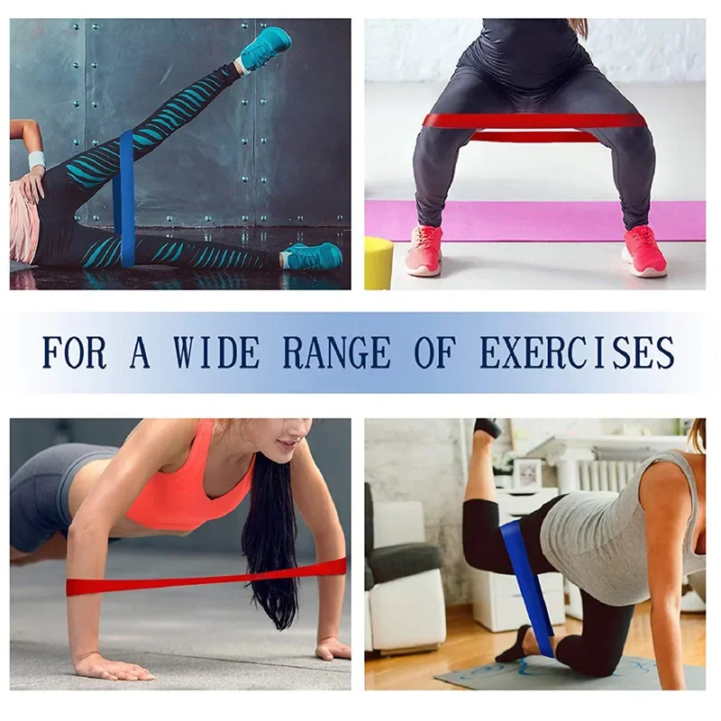 1Pcs Yoga Resistance Bands Fitness Rubber Band Elastic  Set Hip Circle Expander Bands Gym Fitness Booty Band Home Workout