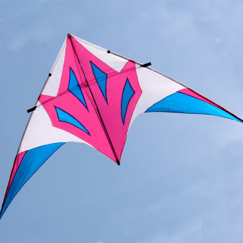 Outdoor Fun 2.8m Large Power Delta Kite For Adults And Children Triangle Huge Kites With Handle And Line Good Flying