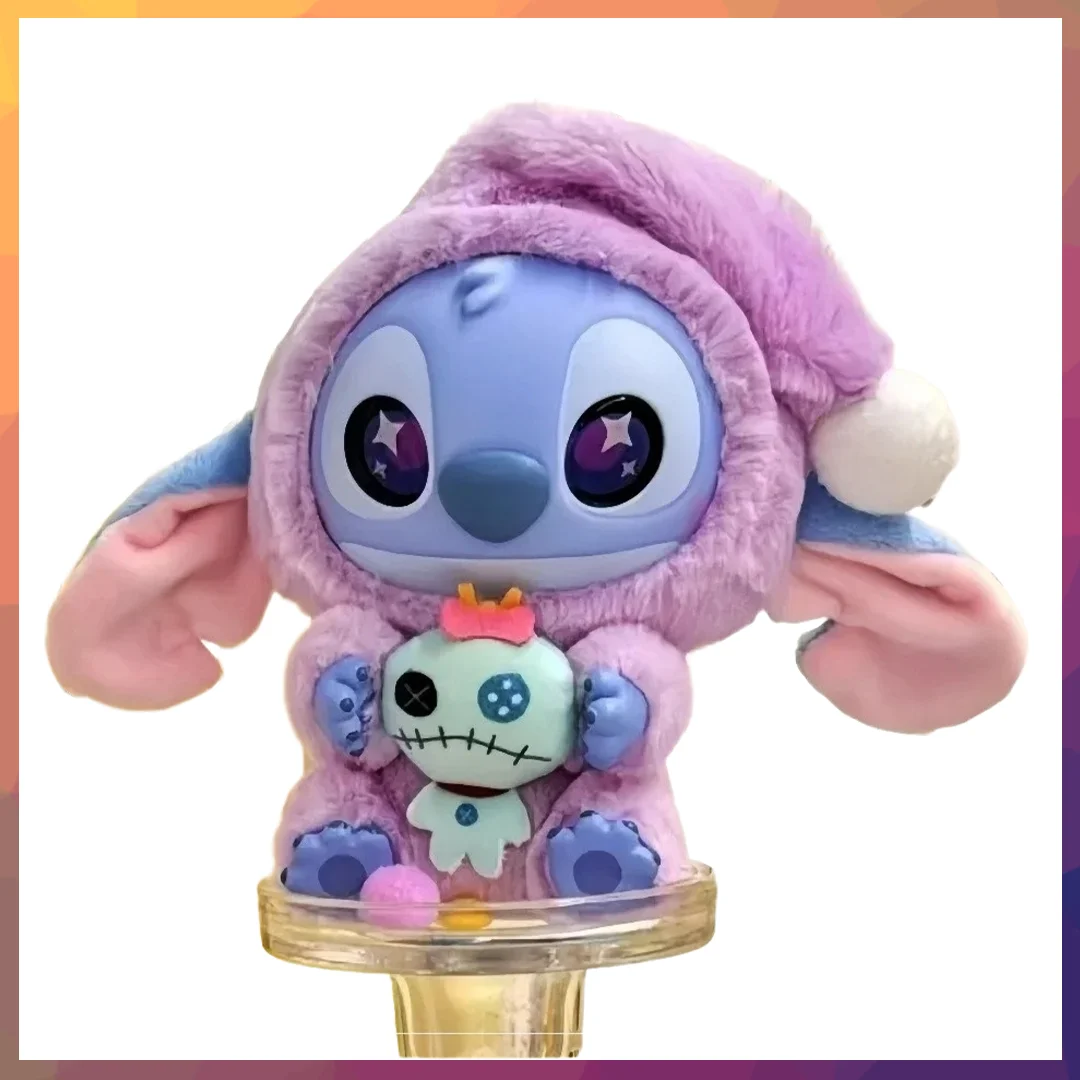 Neue Stich Blind Box Tasche Eat Some Thing Before Sleep Serie Vinyl Anhänger Niedliche Puppe Mystery Box Flauschige Puppe Überraschung Erwachsene Geschenk