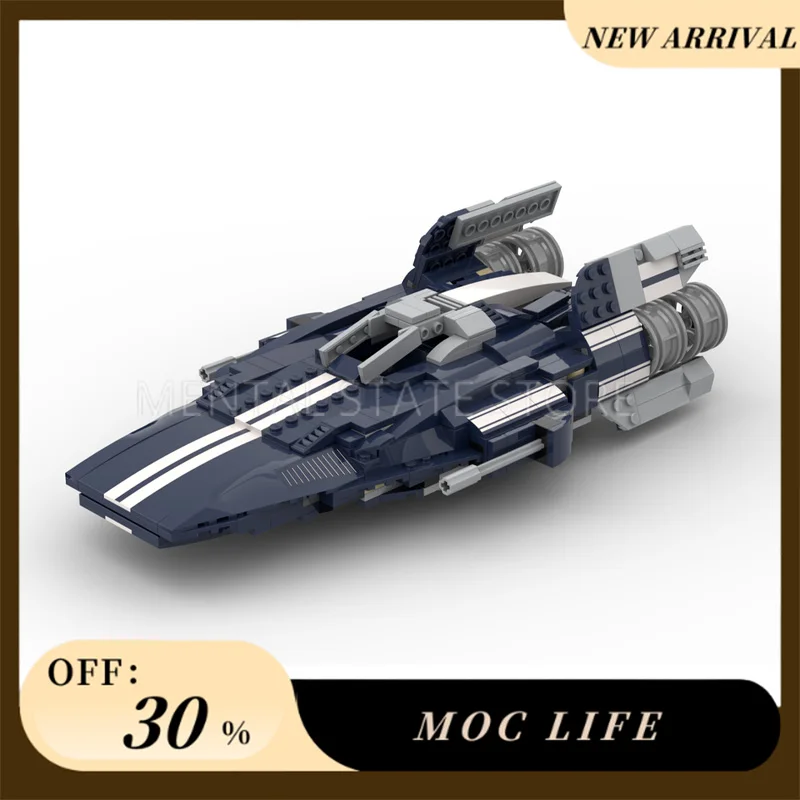 NEW 501PCS Customized MOC Wing Starfighter Building Blocks Technology Bricks DIY Creative Assembly Education Toys Holiday Gifts