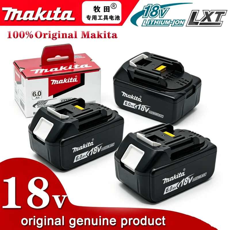 

Makita 18V 6.0Ah Fast Charging | Used for Makita to replace BL1830B BL1850B BL1850 BL1860 BL1815 lithium battery