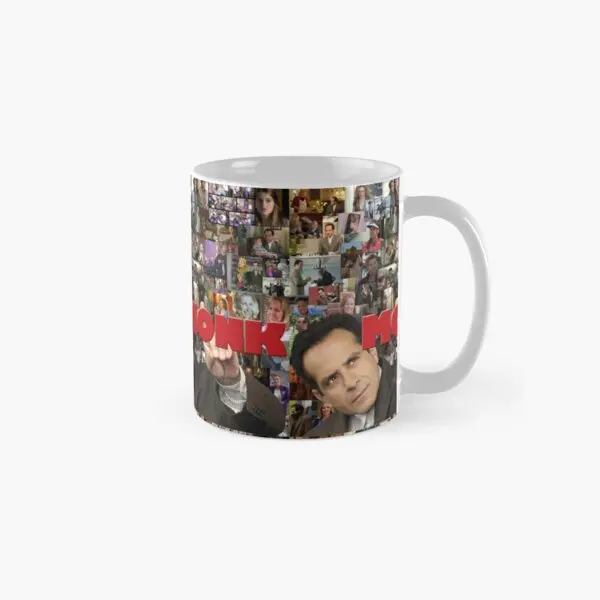 Adrian Monk Collage Classic  Mug Photo Cup Printed Design Tea Image Gifts Handle Round Coffee Simple Picture Drinkware