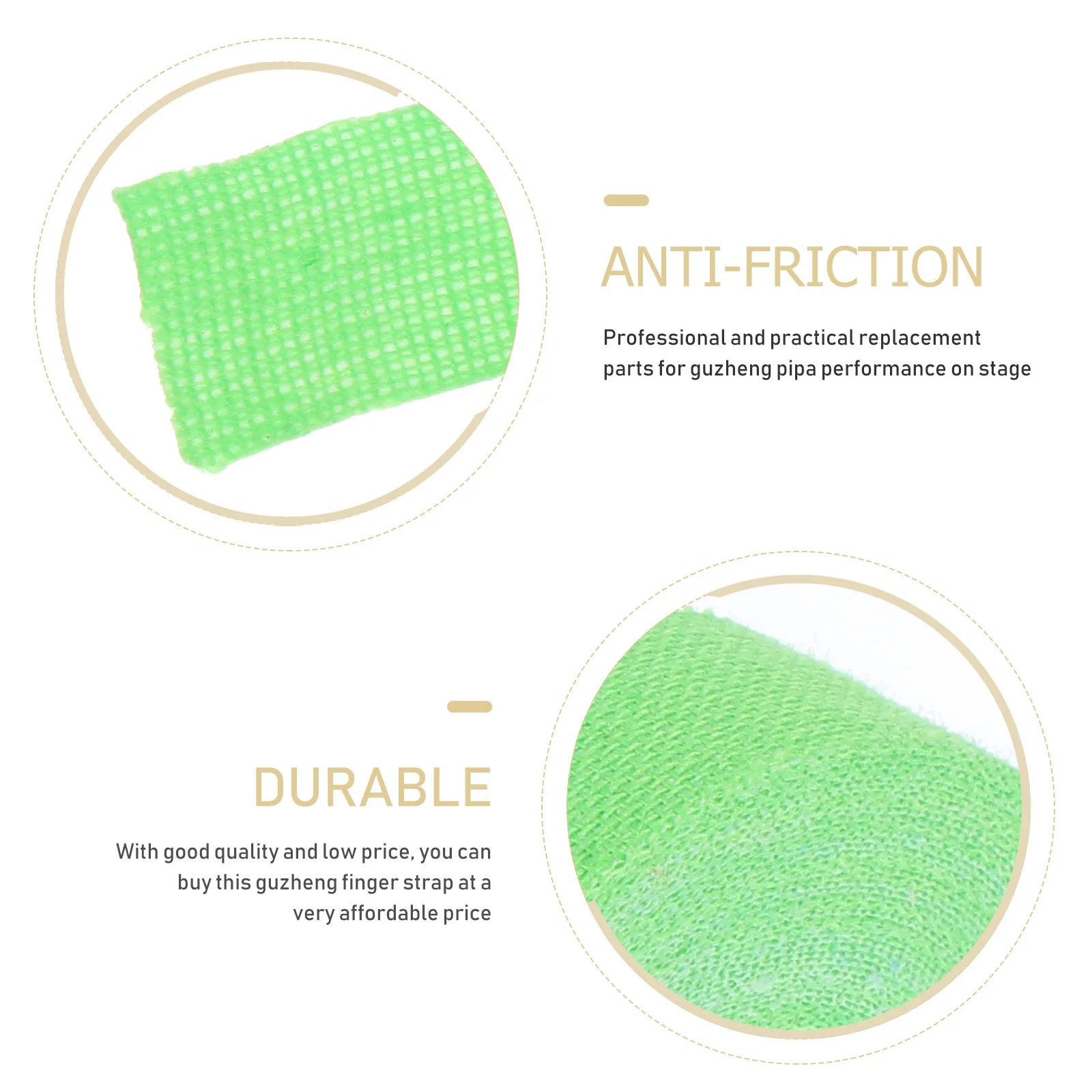 

5pcs Guzheng Finger Tapes Breathable Anti-Allergic Adhesive Straps Pipa Performance Protective Straps Replacement Guitar