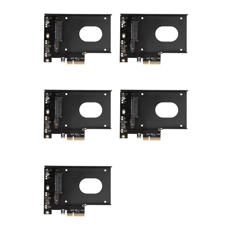 5X U2x4 Pcie 4.0 X4 U.2 Adapter Card SFF-8639 U.2 Computer Hardware Accessories PM983