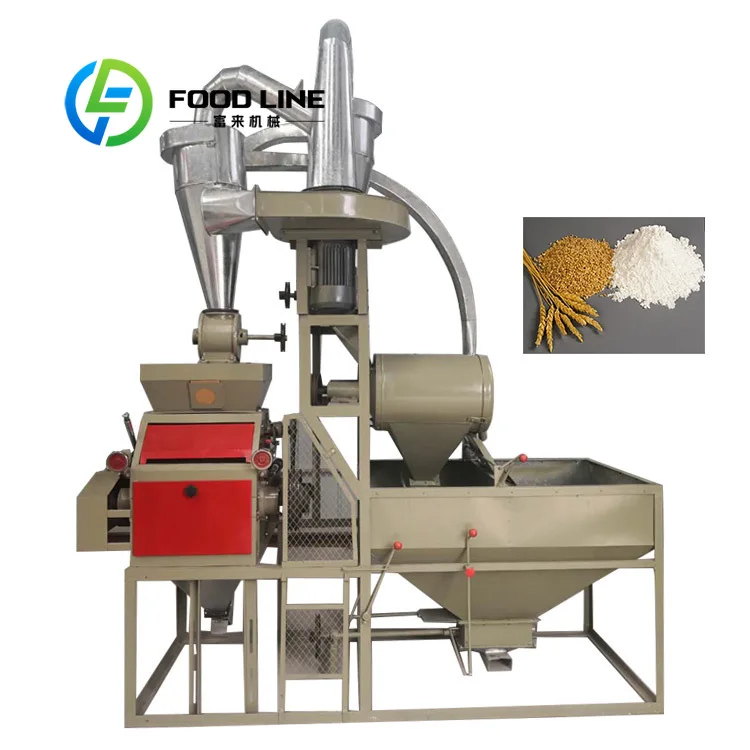

Energy Saving Horizontal Automatic Feeding Flour Mill Low Power Motor Reduce Consumption For Long Term Daily Milling Operation