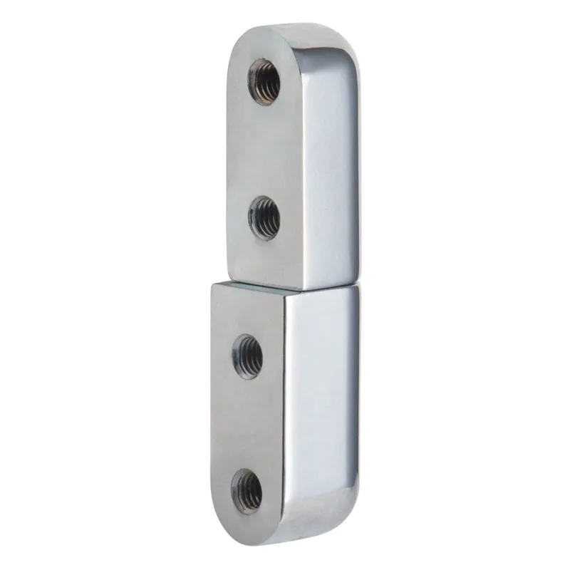 New 20PCS Zinc Alloy Industrial Hinges Distribution Box Hinges Switch Electrical Cabinet Door Hinges Equipment Hinges Chromed