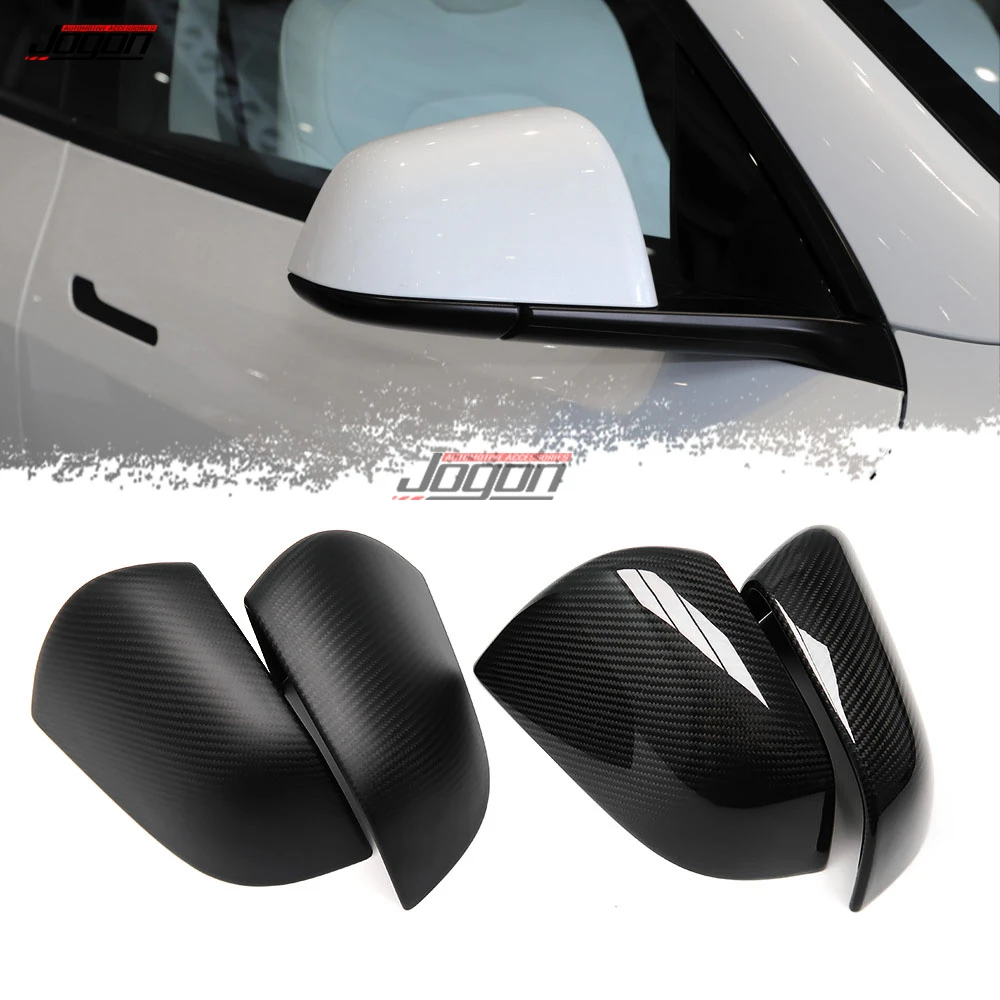 

Rearview Mirror Cap for Tesla Model Y 2020 2021 2022 Side Mirror View Shell Carbon Fiber Side Door Mirror Cover Rear View Cap