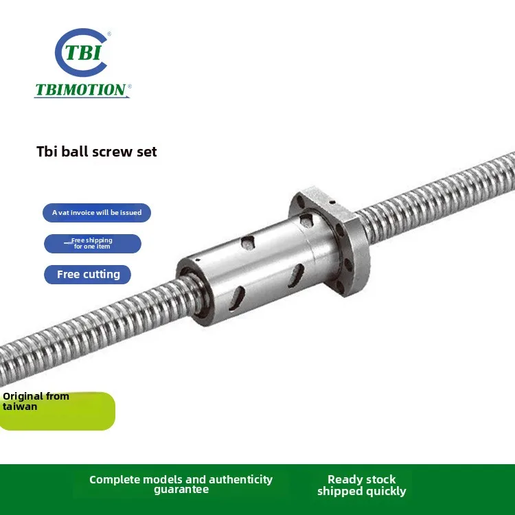 Genuine High Load Stable 3210/5010/8010 Steel C7 Precision Ball Screws Including Bearing Lead Screw for Machine Tool