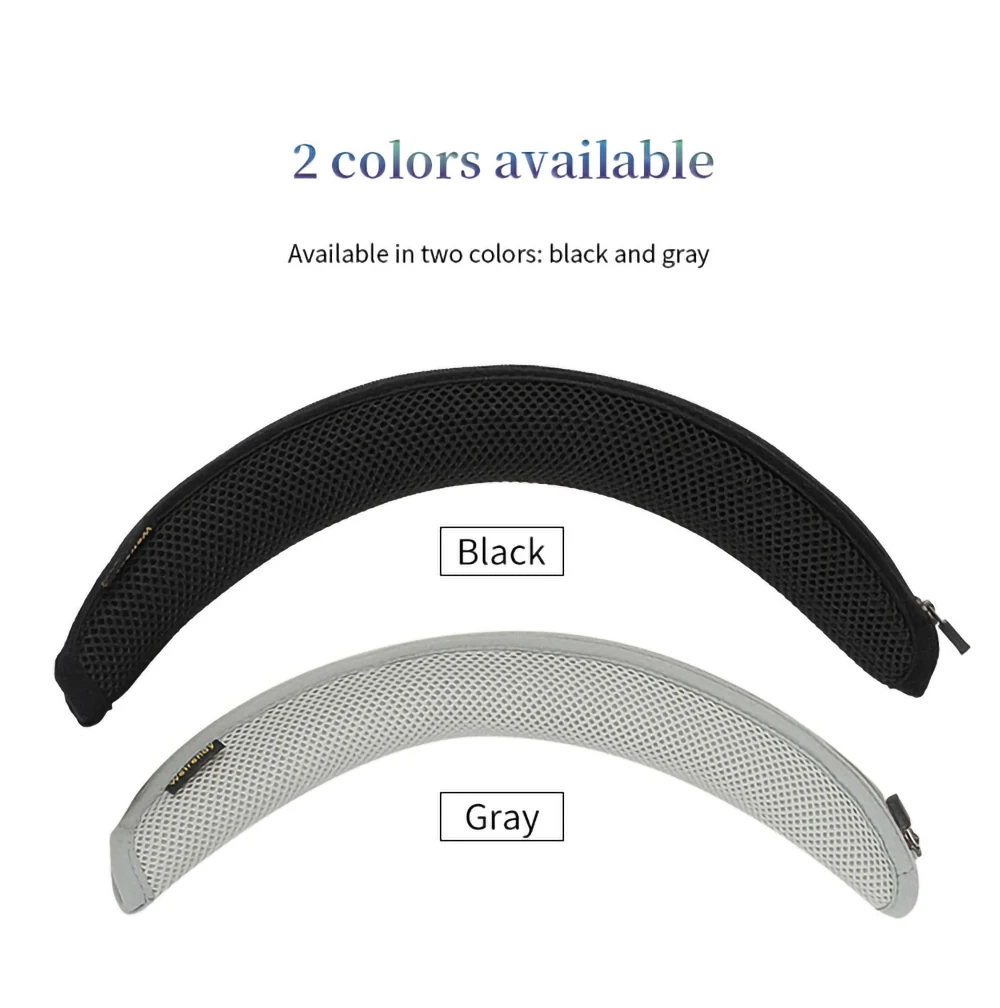 YAYINCC Kopfhörer-Kopfbügel-Abdeckung für B&O Beoplay H9 H9I H8 H7 H6 Kopfhörer, Reißverschluss, gestrickter Stoff, Kopfbügel-Schutzhülle – Detail 4